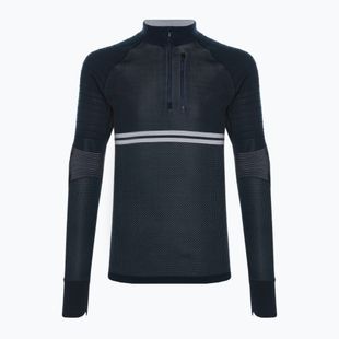Férfi Smartwool Intraknit Merino Tech 1/4 Zip thermo melegítő pulóver sötétkék 16670