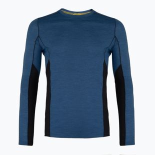 Férfi termoaktív pulóver Smartwool Merino Sport Crew laguna kék/mély tengerészkék