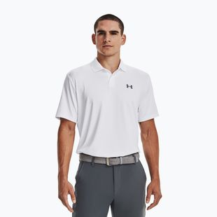 Férfi Under Armour Matchplay póló póló fehér/pálya szürke