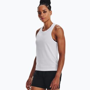 Női Under Armour Seamless Stride Singlet futópóló fehér 1375697