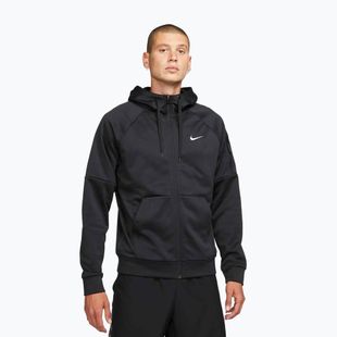 Férfi edzőfelső Nike Therma Fit Full-Zip black/black/white