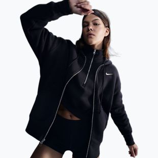 Női pulóver Nike Sportswear Phoenix Fleece black/sail