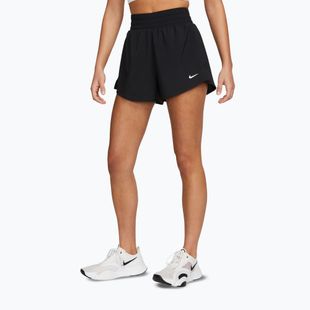 Női rövidnadrág Nike One Dri-Fit High-Waisted 3" 2In1 fekete