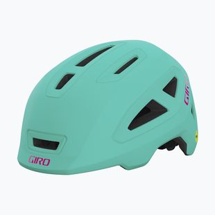 Gyerek kerékpáros sisak Giro Scamp II matte screaming teal/bright pink