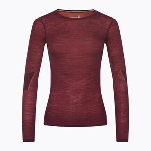 Női termoaktív pulóver Smartwool Intraknit Merino 200 Crew black cherry