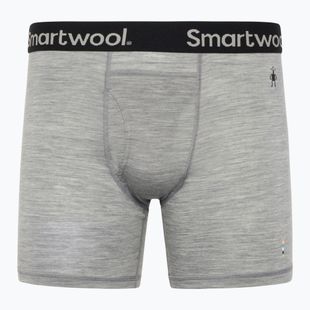 Férfi Smartwool Merino Boxer Brief thermo boxeralsó világosszürke szürke sáska