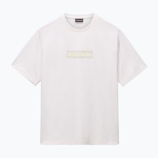 Férfi póló Napapijri S-Box Logo white whisper