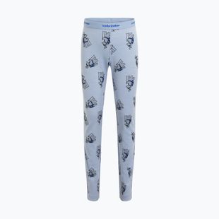 Gyerek thermoaktív nadrág icebreaker Merino 200 Oasis Bear Tour zinc blue/aop