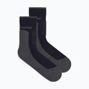Férfi zokni Icebreaker Merino Hike+ Medium Crew midnight navy/obsidian