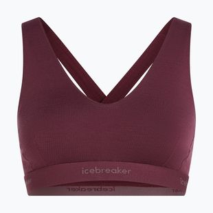 Termoaktív melltartó icebreaker Merino 125 Cool-Lite Sprite Racerback dark berry