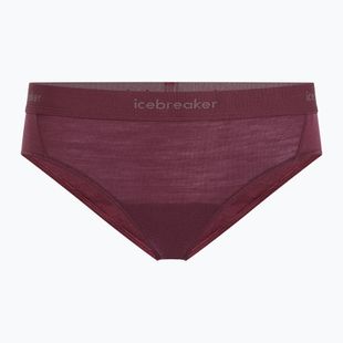 Női női termoaktív bugyi Icebreaker Merino 125 Cool-Lite Sprite Hipster dark berry