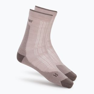 Női zokni Icebreaker Merino Hike+ Ultralight Quarter pink quartz/porcini