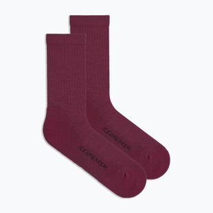 Női zokni Icebreaker Merino Lifestyle Light Crew dark berry