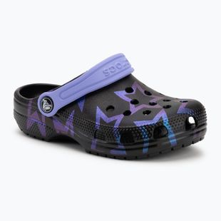 Crocs Classic Disco Dance Party Clog Gyerekek csillagok/fekete flip flopok
