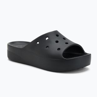 Női Crocs Classic Platform flip-flopok fekete