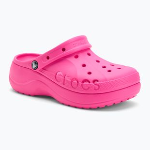 Crocs Baya Platform Clog flip flop elektromos rózsaszínű