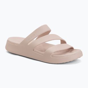 Női papucsok Crocs Getaway Strappy quartz