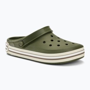 Papucs Crocs Off Court Logo Clog army green