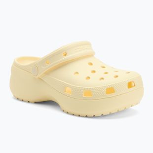 Női Crocs Classic Platform Clog vajkrém flip-flopok