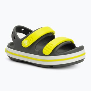 Crocs Crocband Cruiser Toddler szandál pala szürke/acid