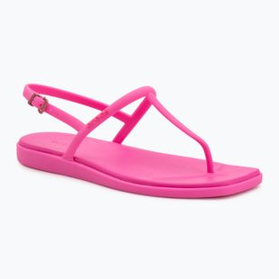 Női szandál Crocs Miami Thong Flip rózsaszín zúzás