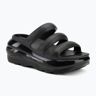 Crocs Mega Crush Triple Strap flip-flop fekete
