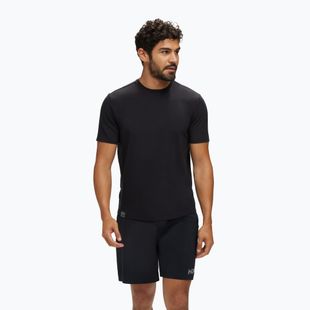 Férfi futópóló HOKA Essential Tee black