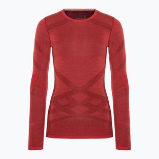 Női thermo hosszú ujjú Smartwool Intraknit Thermal Merino Baselayer Crew scarlet/black