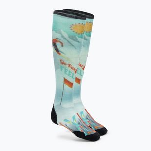 Női Smartwool Ski Targeted Cushion Snow Bunny Print OTC kapri zokni