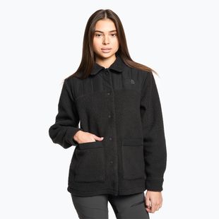 Női pulóver The North Face Cragmont Fleece Shacket fekete