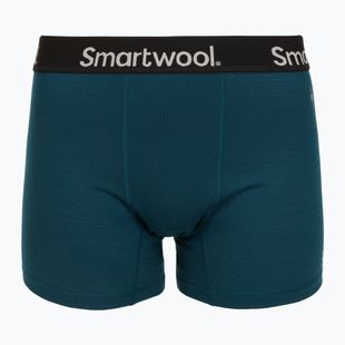 Férfi Smartwool Merino Boxer Thermal Boxer Brief Boxed szürkéskék