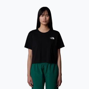 The North Face női Simple Dome Cropped Slim Tee tnf fekete