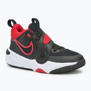 Gyerek kosaras cipő Nike Team Hustle D11 black/ white/ university red