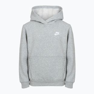 Gyerek pulóver Nike Sportswear Club Fleece dark grey heather/white