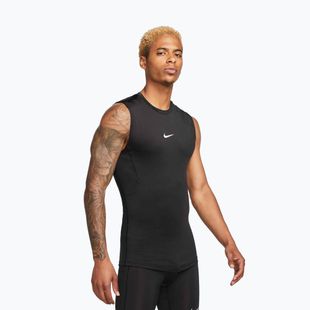 Férfi Nike Pro Dri-Fit testhezálló ujjatlan fitness póló black/white