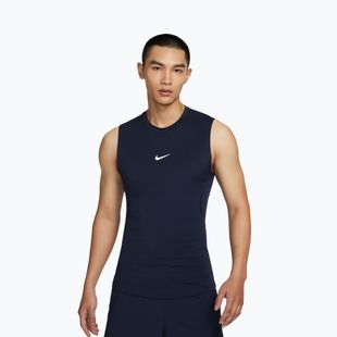 Férfi póló Nike Pro Dri-Fit Tight Sleeveless Fitness obsidian/white