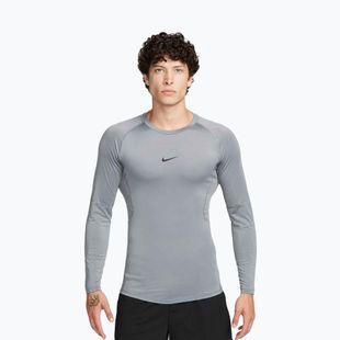 Férfi hosszú ujjú edzőfelső Nike Pro Dri-Fit Tight Fitness smoke grey/black