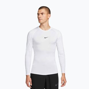 Férfi hosszú ujjú edzőfelső Nike Pro Dri-Fit Tight Fitness white/black