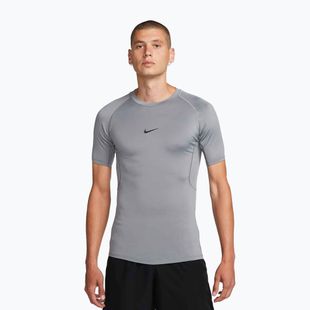 Férfi edzőpóló Nike Pro Dri-Fit Tight Fitness smoke grey/black