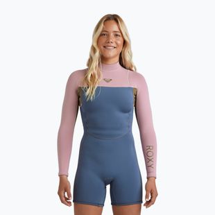 Női úszó neoprénruha ROXY 2/2 mm Prologue+ LS Springsuit Flock ash