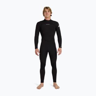 Férfi úszó neoprén Quiksilver Prologue+ 3/2 mm Back Zip Flatlock black
