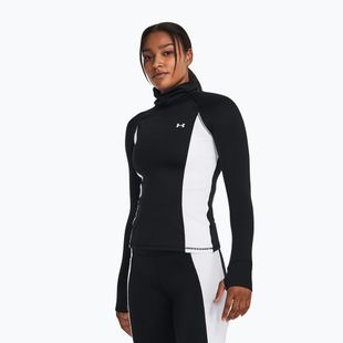 Női Under Armour Train CW Funnel Neck pulóver fekete/lime sárga/fehér