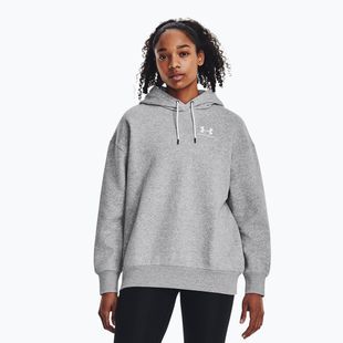 Női Under Armour Icon Fleece kapucnis pulóver mod gray light heather/white