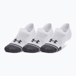 Under Armour Performance Tech Ultra Low zokni 3 pár fehér/fehér/sugárszürke