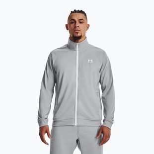 Férfi pulóver Under Armour Sportstyle Tricot mod gray/white