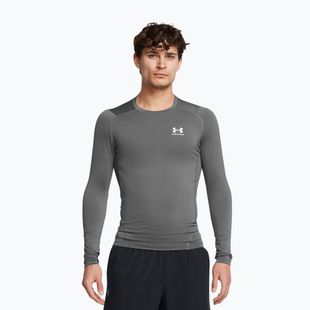 Hosszú ujjú edzőfelső férfi Under Armour Heat Gear Armour Comp castlerock/white