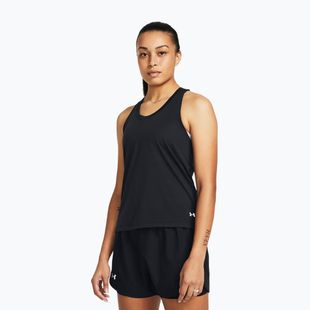 Under Armour Launch Singlet fekete/fényvisszaverő női futó tréning felső