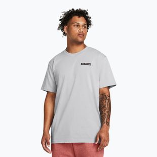 Férfi póló Under Armour HW Armour Label mod gray medium heather/black