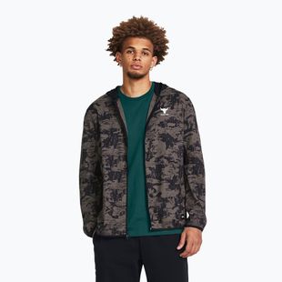 Férfi kabát Under Armour Project Rock Iso Tide Hybrid brown