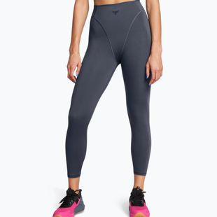 Női edző leggings Under Armour Project Rock LG Grind Ankle Leg downpour gray/black